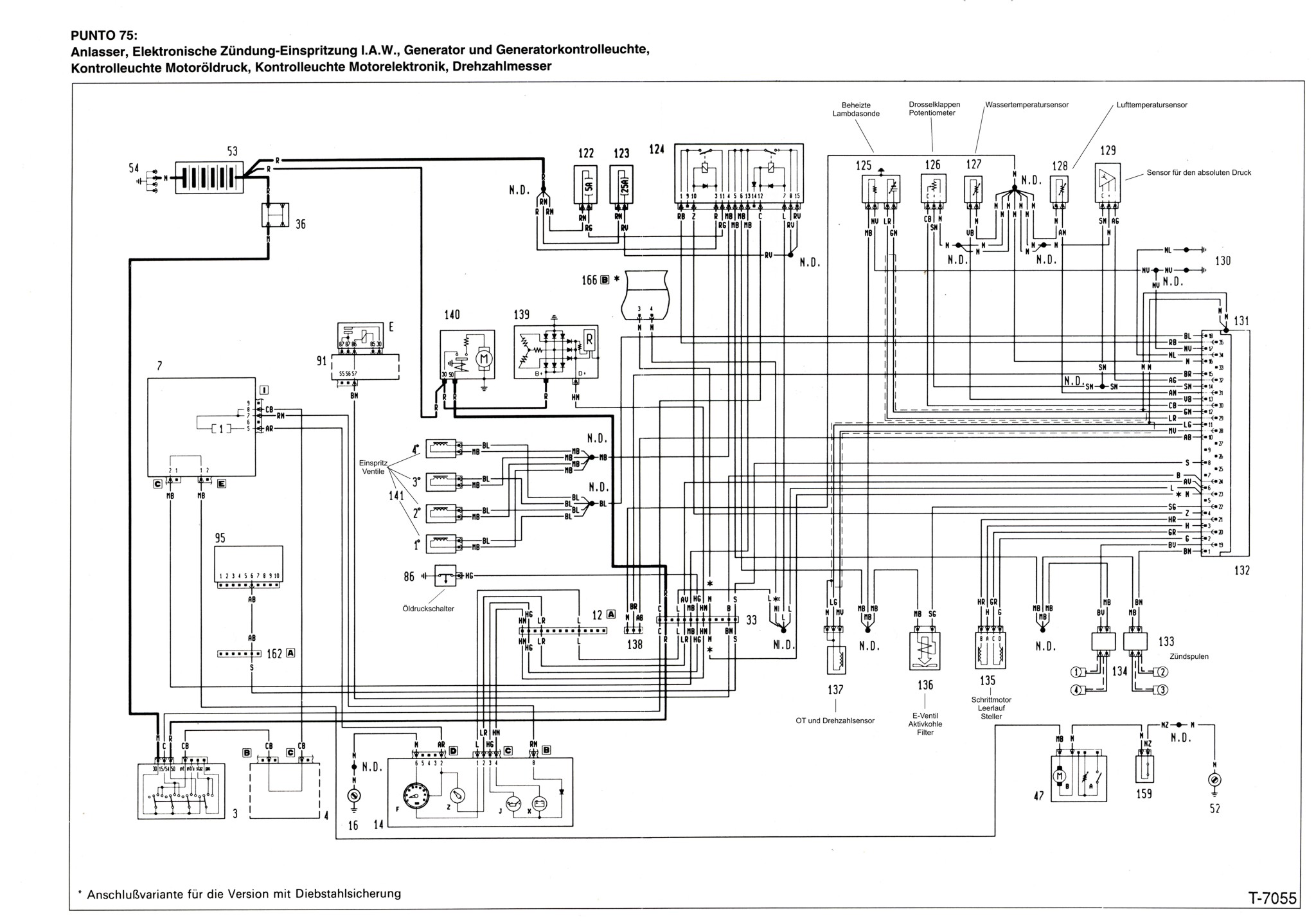 Stromlaufplan Fiat Seicento